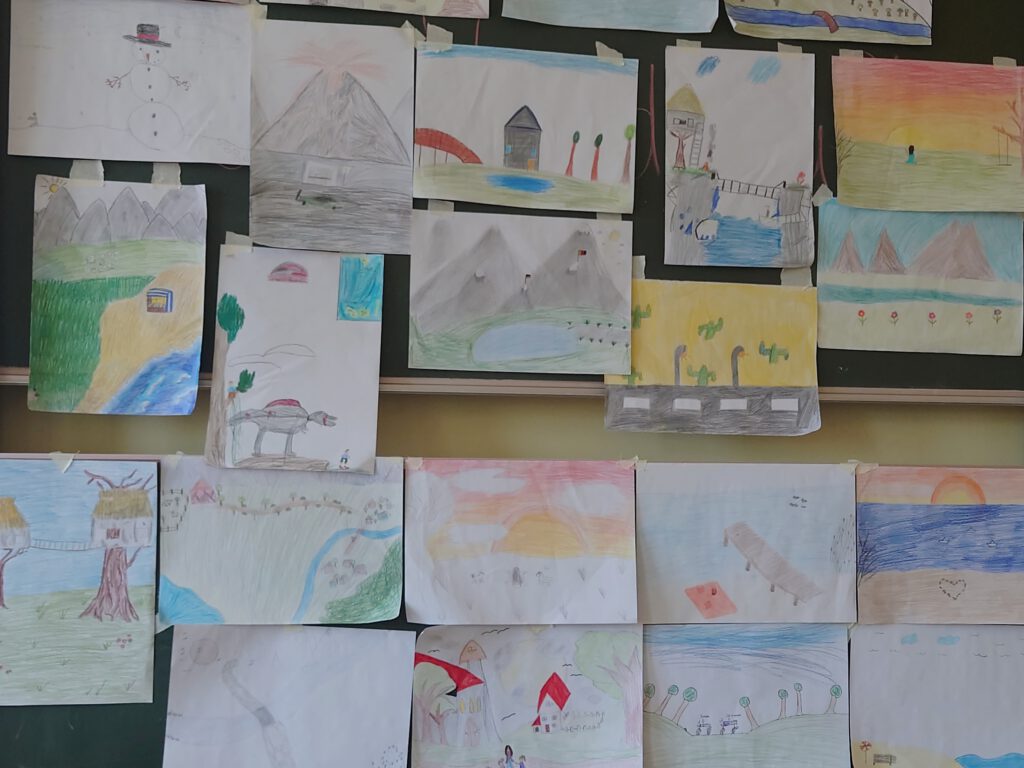 Entwürfe Landschaftsideal junger Menschen in Ueckermünde